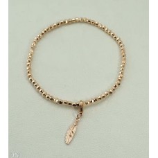Feather (925 Silver rose gold-plated)